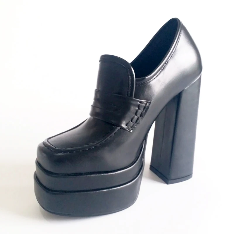 Double Layer Platform High Heels Pumps 