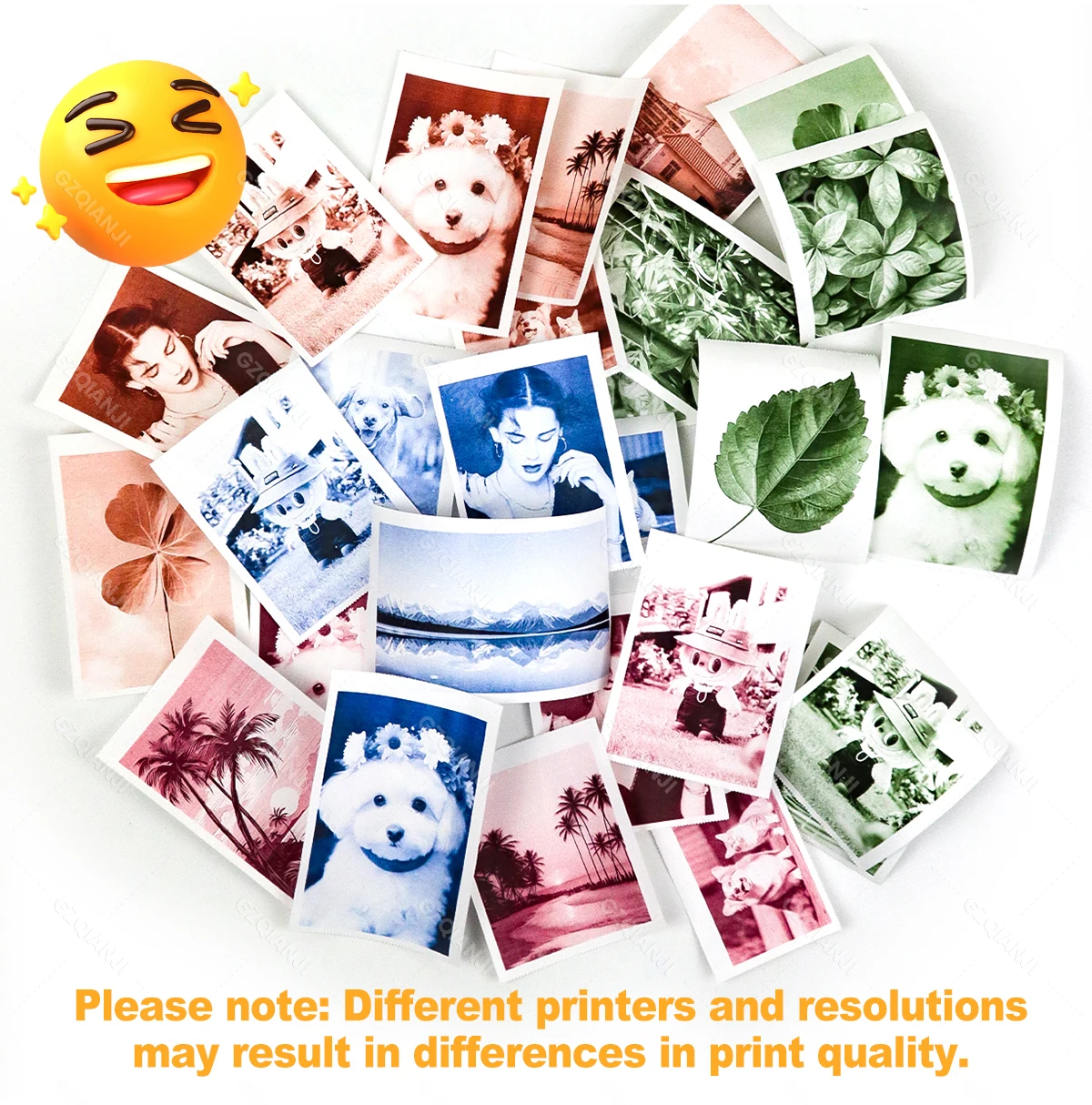 Original Peripage A6 203dpi HD Thermal Photo Printer Mini Pocket Inkless Printer Label Sticker Maker & Color Paper
