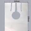 Household 50Pcs Anti-staining Disposable Barbers Cape Hairdressing Apron Supplies Hair Coloring Products 1