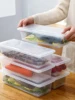 Crisper Plastic Transparent Box Rectangular Refrigerator Refrigeration Special Sealed Food Grade Kitchen Storage Box 2