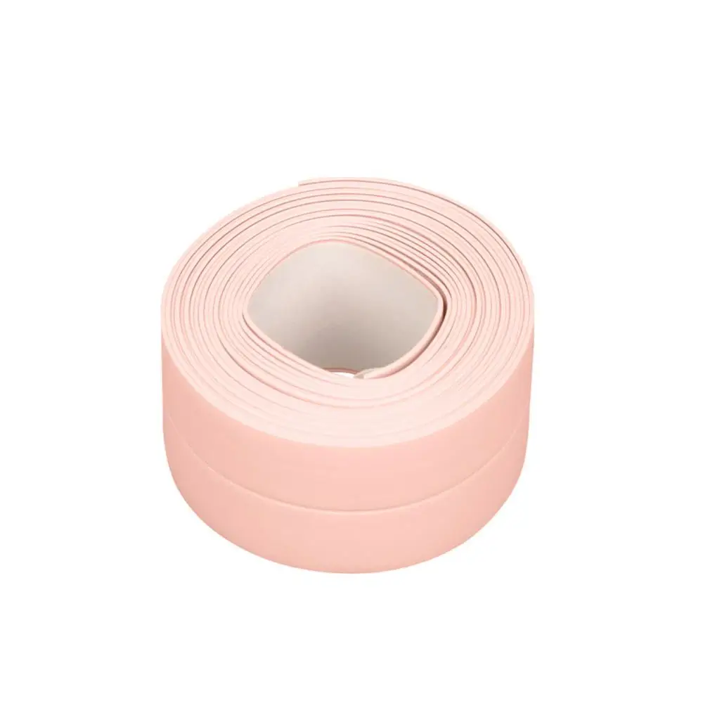 PVC Sealing Strip Tape Bathroom Bath Toilet Caulk Tape Self Adhesive Waterproof Mildew Proof Tapes For Kitchen Sink Wall Corner