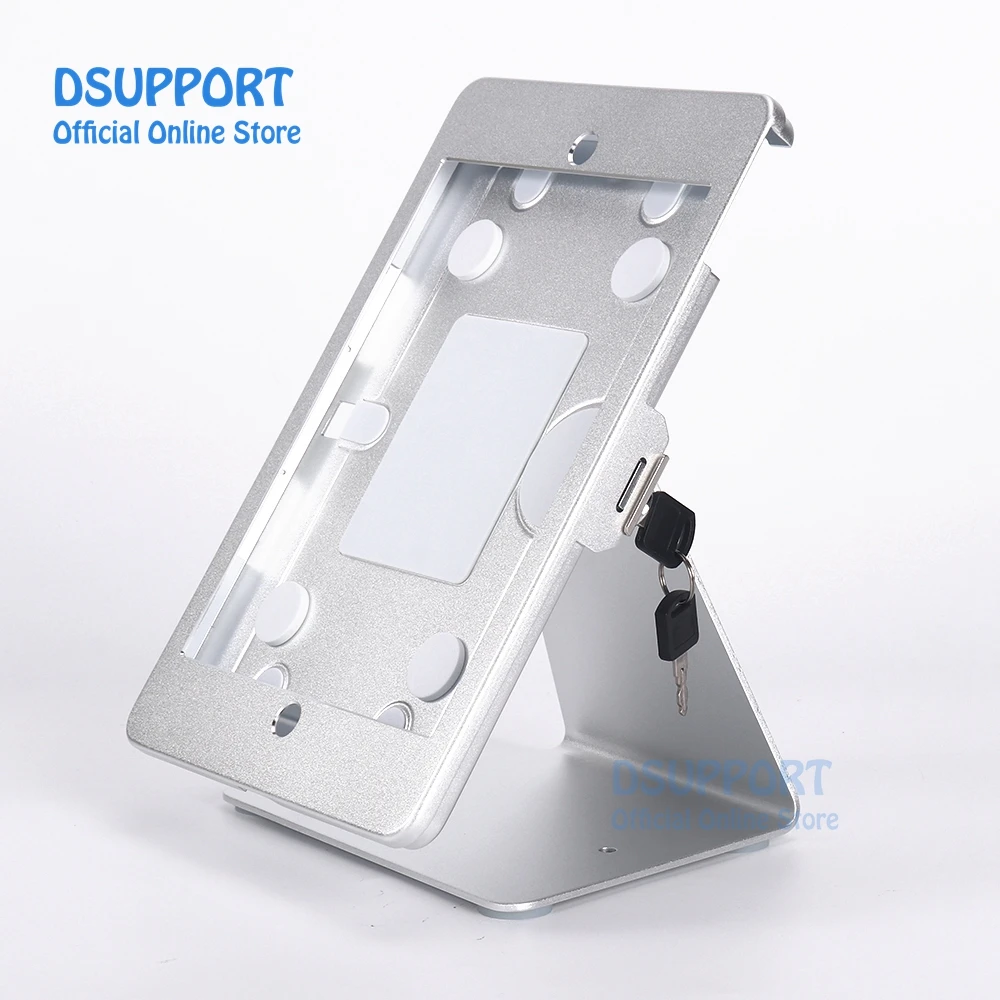 Apto para Ipad 10.9 Polegada 2023 Suporte de Mesa Liga Alumínio Tablet pc Anti Roubo Design Expositor