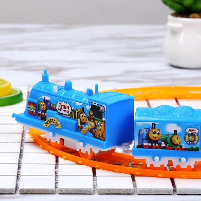 Grande trem luzes música elétrica pequena locomotiva crianças trem elétrico  brinquedo menino presente trem modelo grande tamanho para thomas carro de  brinquedo - AliExpress