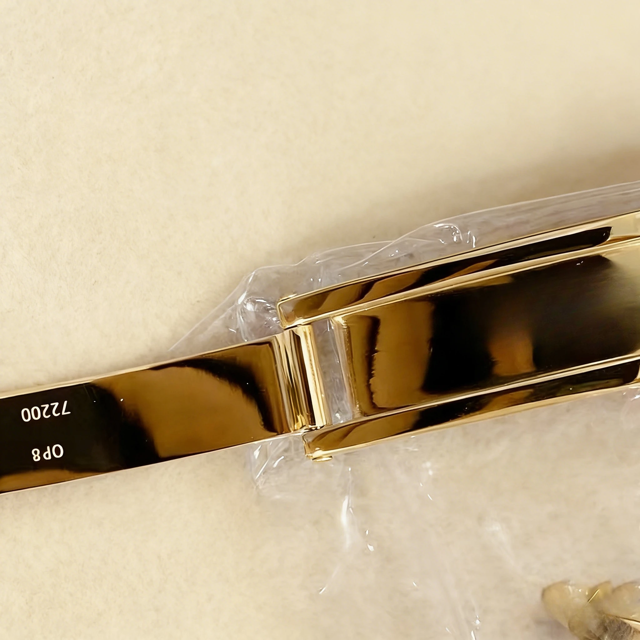 41mm HILEGU HL00101507 케이스 세트 금도금 사파이어 크리스탈 904L 스틸 시계 액세서리 8215 8200 무브먼트 삼각대용