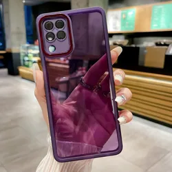 Shockproof Plating Silicone Back Cover - Enhanced Protection Phone Case - Galaxy M12 (JTM TZ)