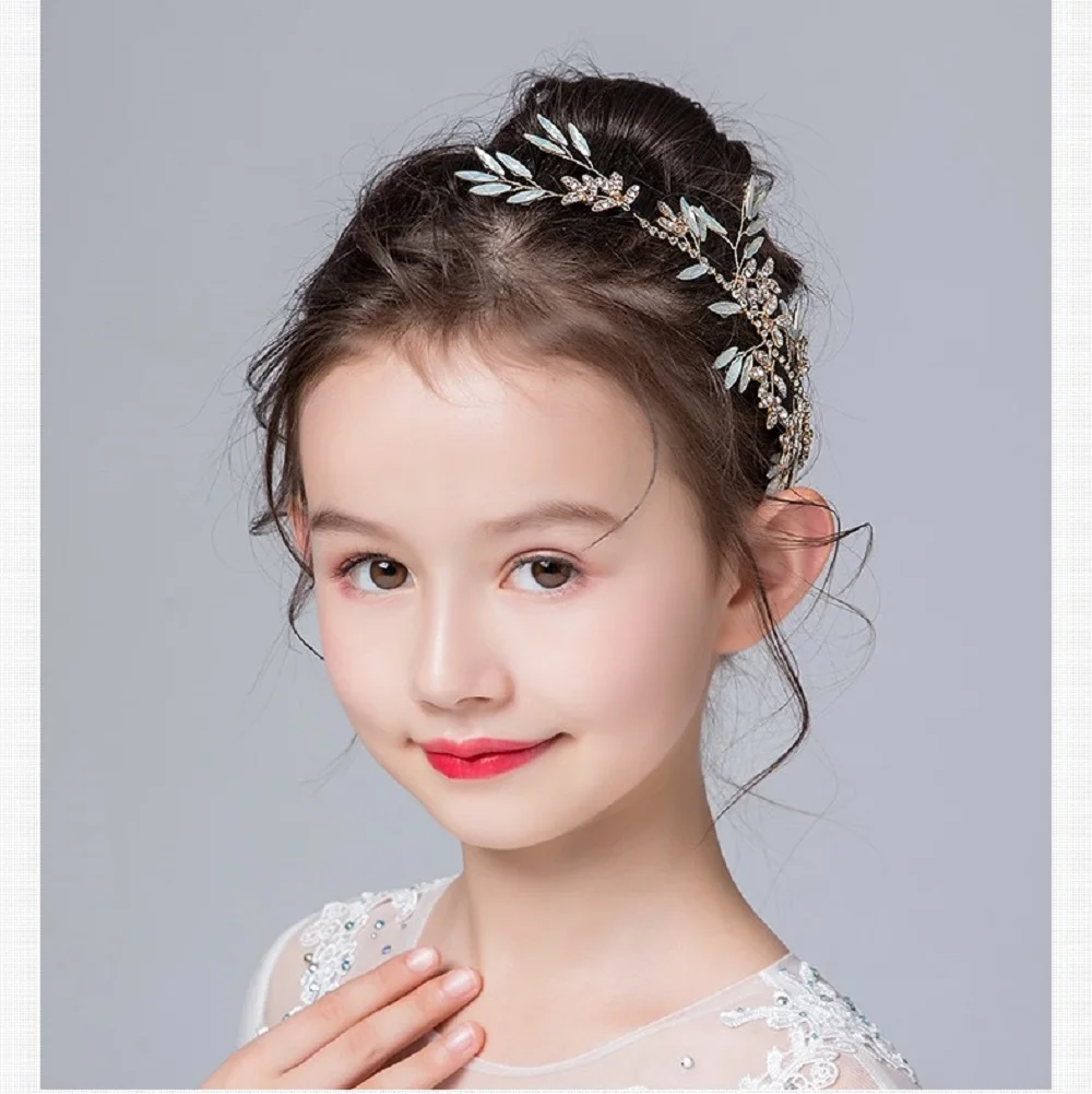 DIDEYTTAWL Delicate Floral-inspired Kids Hair Clip, Crafted with Intricate Leaf and Branch-like Details This Exq