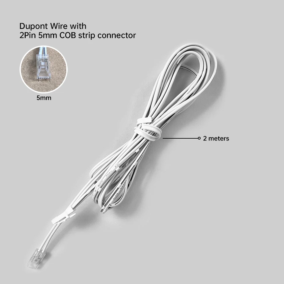 รูปสินค้า สายไฟขยาย LED Strip Light พร้อมตัวยึดสายไฟ 3 ขนาด