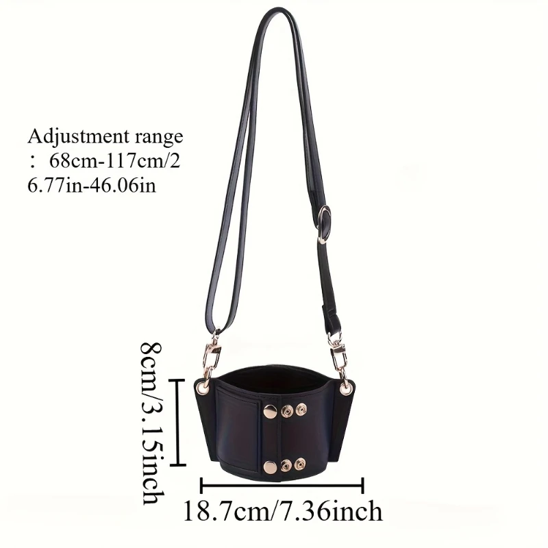 1 PC Adjustable Shoulder Strap Water Bottle Holder, Durable Cup Strap, Perfect for Gym Travel or Daily Use Cup Holder