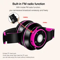 Best Colorful Earphones Wireless Bluetooth 5.3 Headsets Built-in Mp3 Player Foldable Sport Headphones Stereo Sound For Cellphone 4