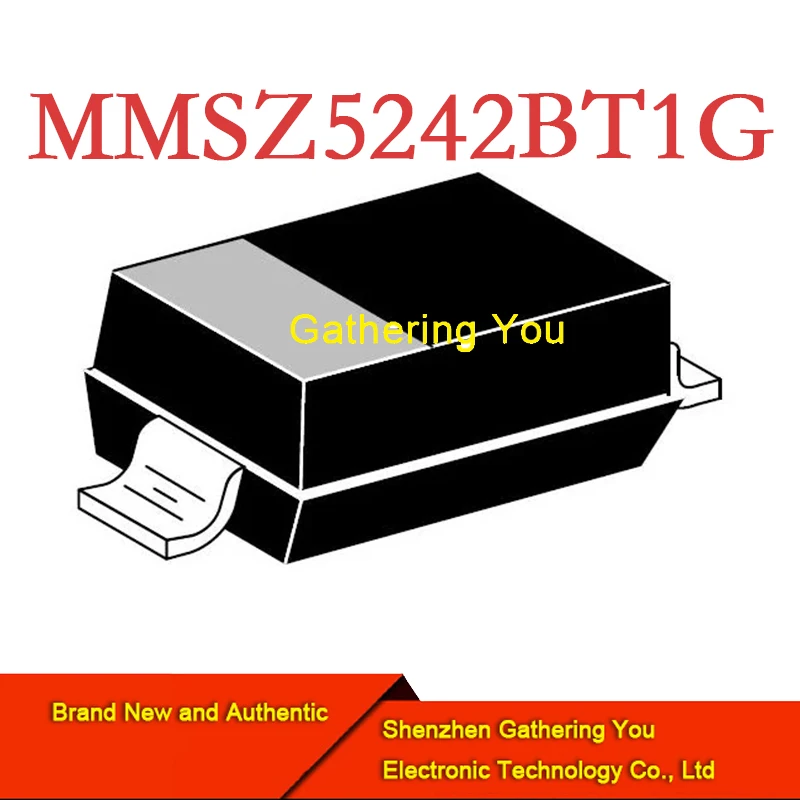 

Диод Зенера MMSZ5242BT1G SOD123, 12 В, 500 МВт, новый и аутентичный