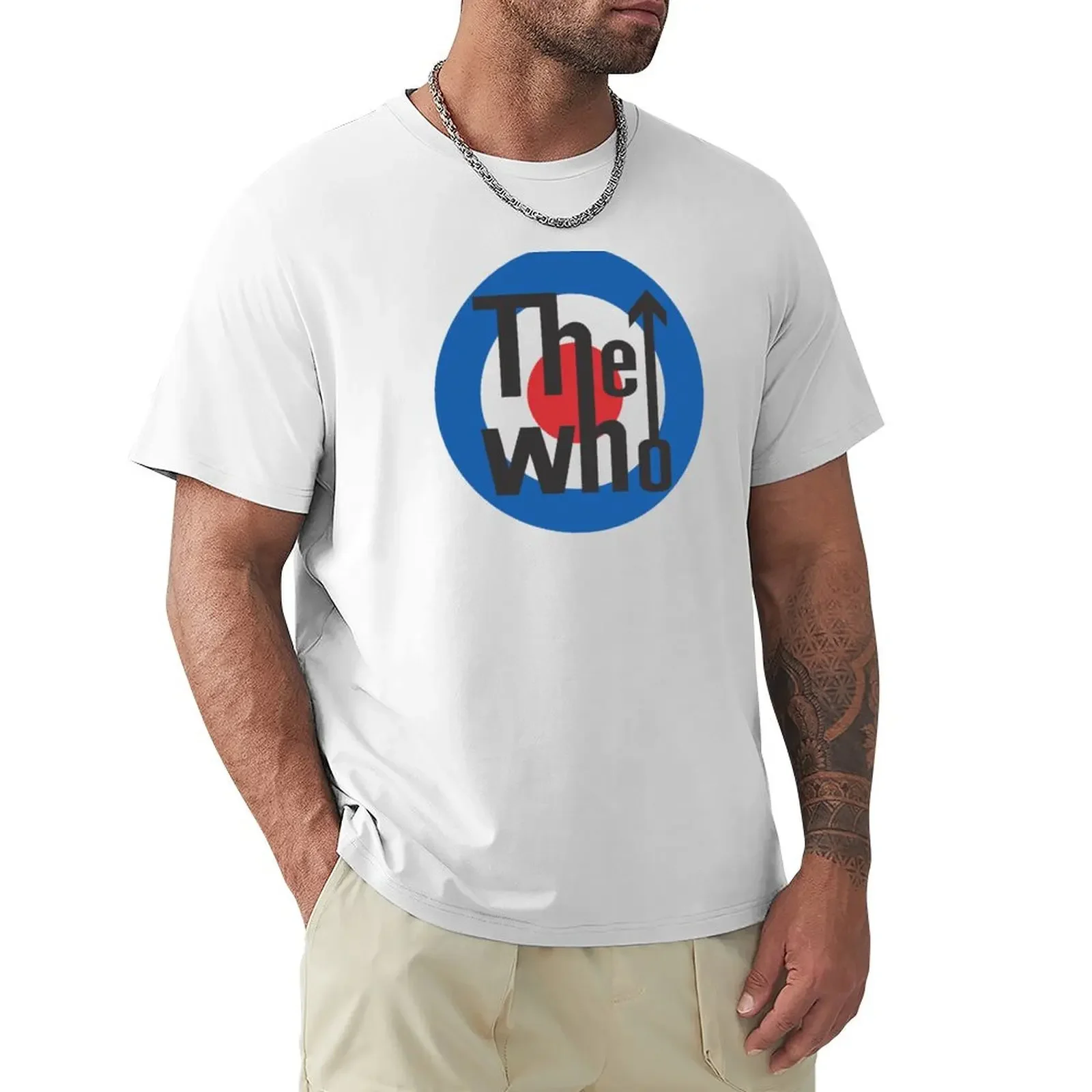 

Eminence Front The Who T-shirt Short sleeve tee oversizeds men t shirt