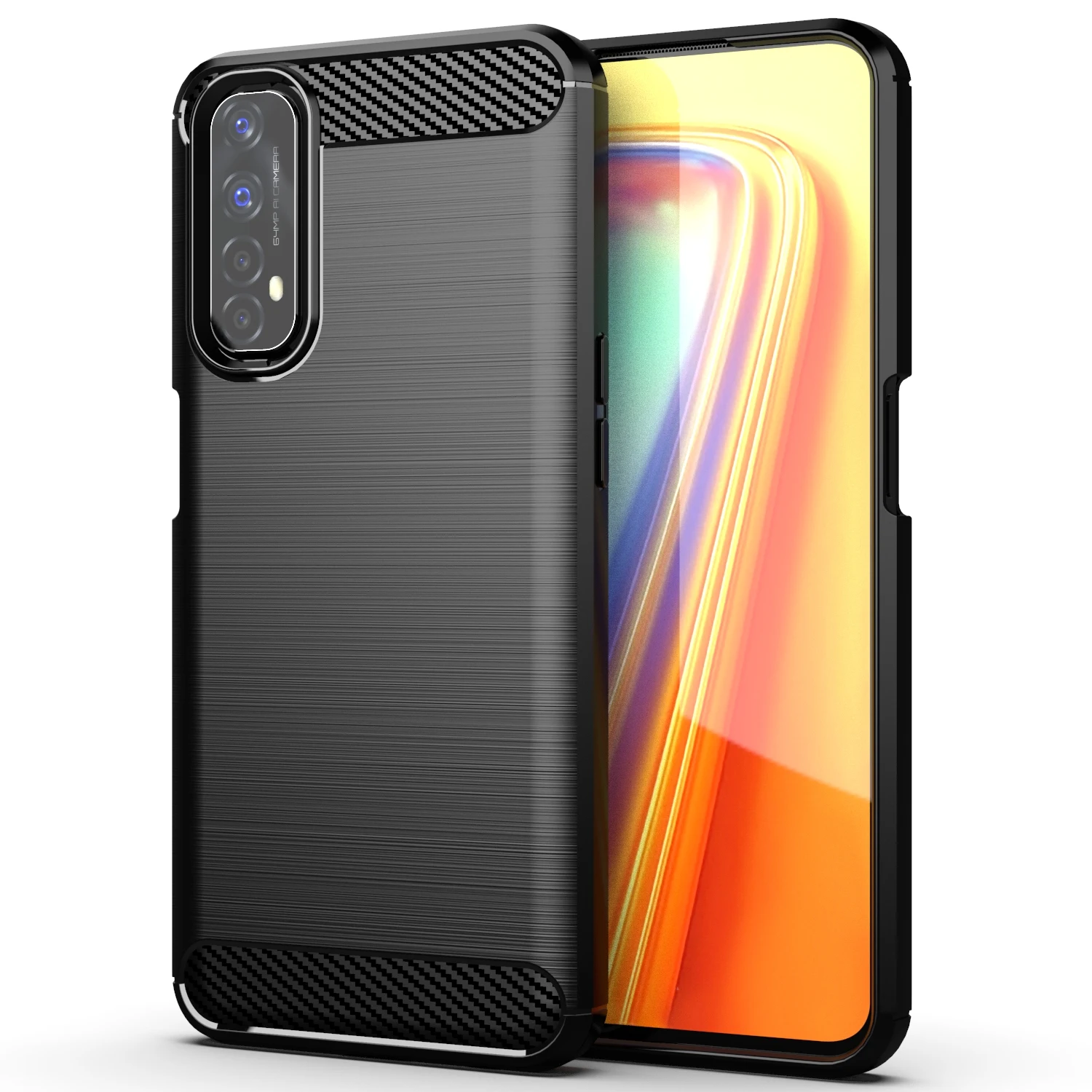 Shockproof Silicone Half-Wrapped Back Cover