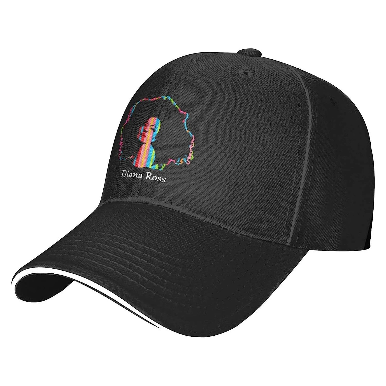 

Diana Singer Ross Baseball Cap Sandwich Cap Unisex Classic Dad Hat Outdoor Sports Adjustable Casquette Black