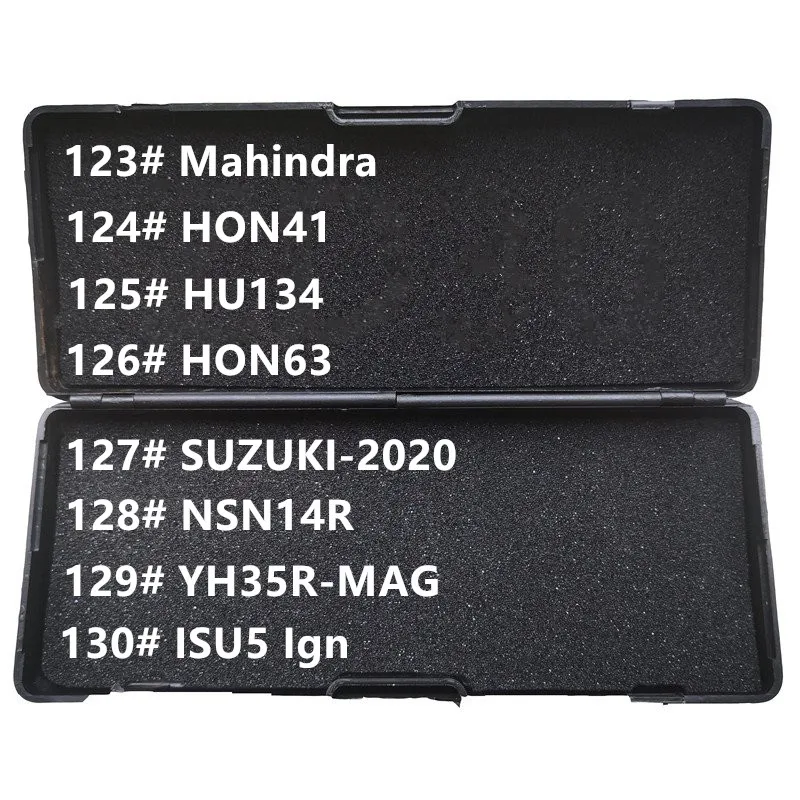 123-130# 2020 new arrival 2in1 Lishi Tool HU134 HON63 HON41 YH35R-MAG NSN14R ISU5 Ign for Mahindra For s-uzuki 2020 S-UZUKI-2020