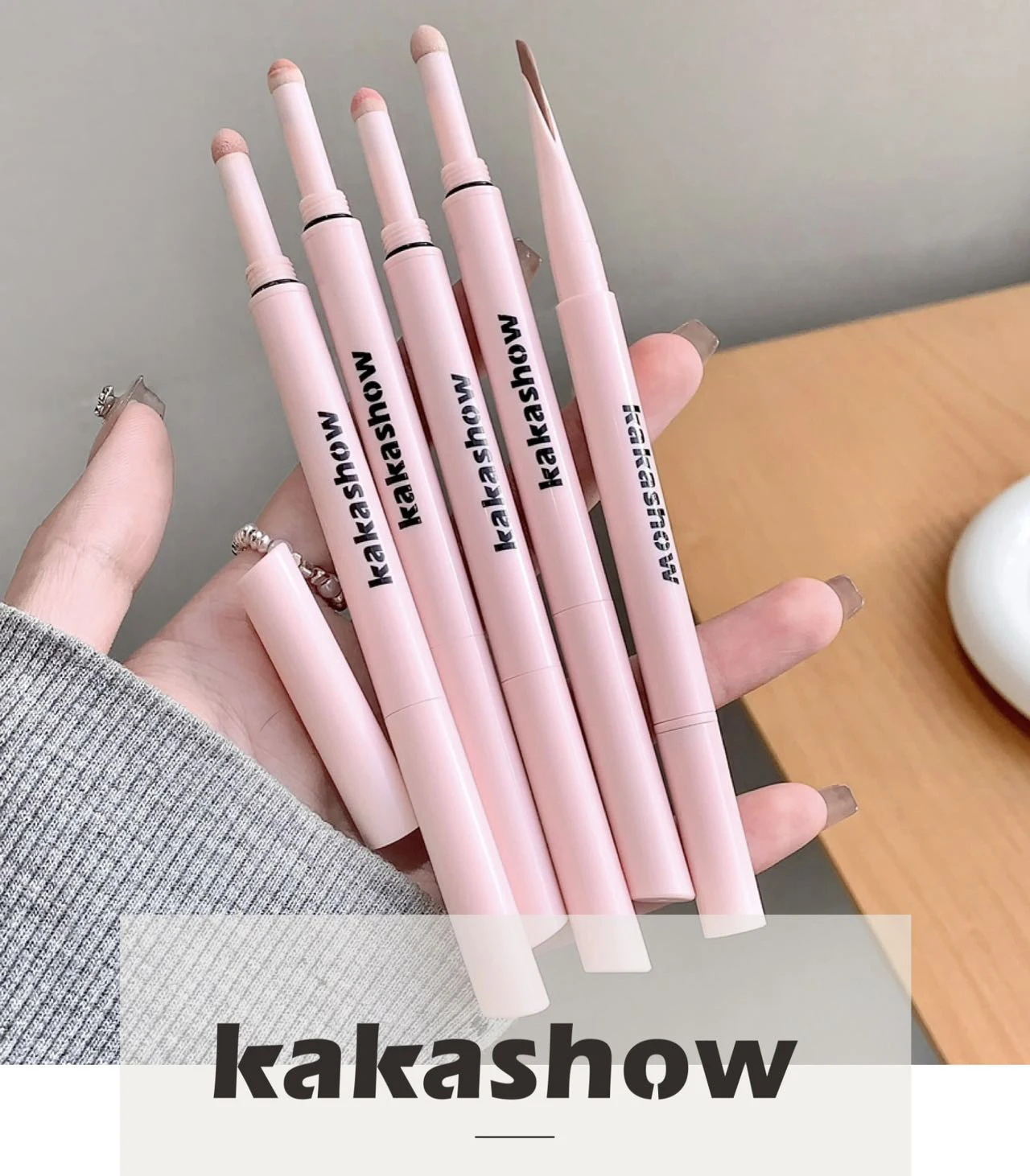 Meniscus Double-end Lying Silkworm Eyeliner Pencil Diamond Glitter Matte Eyeshadow Pen Brightening Cream Shadow Highligh Makeup