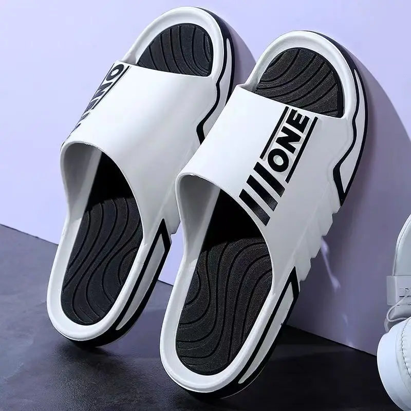 Man's Summer New Big Size Casual Slipper Soft Sole Non Slip Old People Home Slipper Bathroom Slipper Free Shipping Beach Slipper