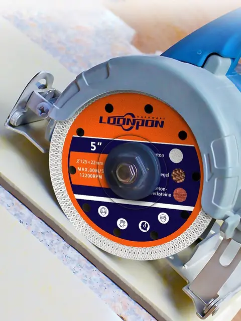 Travi Lamellari Disco Diamantato 230mm Per Taglio Marmo, Cemento, Pietra E Mattoni - Lama Circolare Professionale Lame Per Sega A Gattuccio