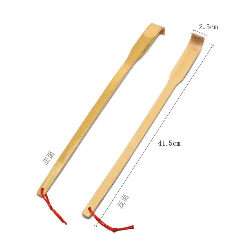 מסאג'ר עץ עמיד מבמבוק לגב הגוף עם מקל גלגל עץ לגב הגוף