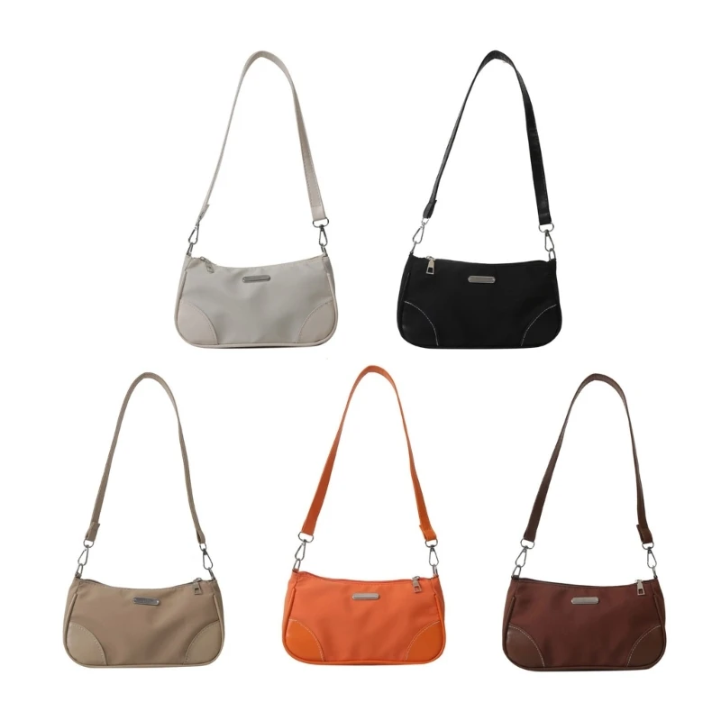 

Simple and Fashionable Shoulder Bag Nylon Underarm Handbag for Various Outfit E74B
