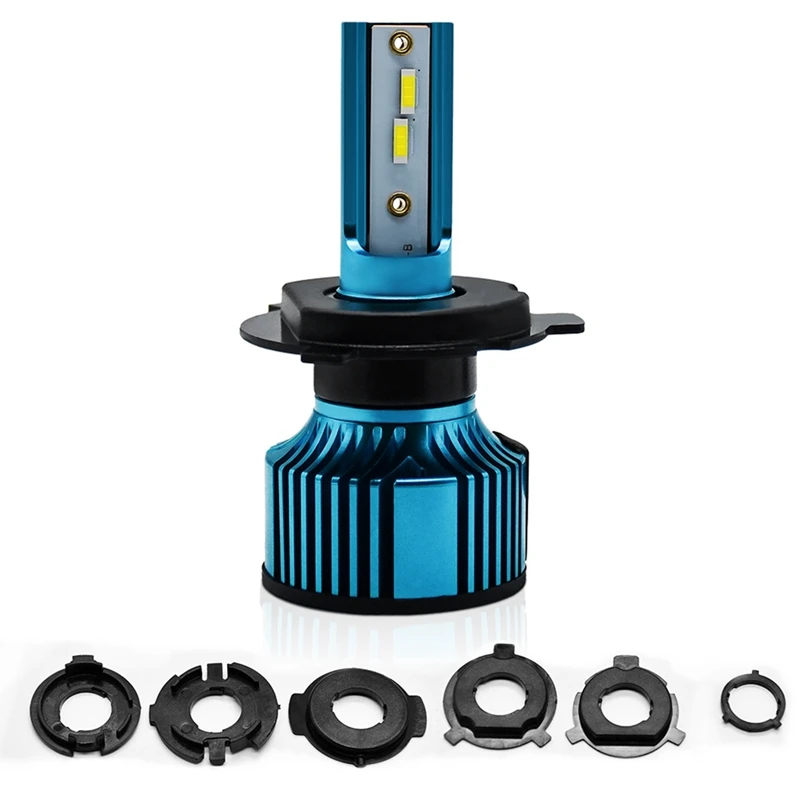 Faro A Led Per Moto H4 Lampada Fendinebbia Lampadine A Led Faro Anteriore Per Faretti Moto 6000K 100W