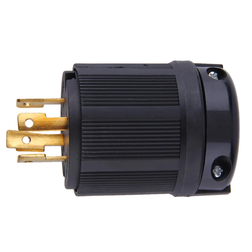 Smart Plug Heavy Duty Industrial Grade UL Listed Generator Power Locking NEMA L14-30P Twist-Lock 30A 125-250V 3P 4W US Plug