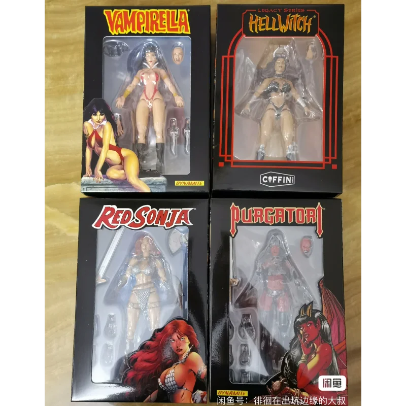 

1/12 Executive Replicas RED SONJA Purgatori VAMPIRELLA Action Figure 6'' Soldier Action Figure Doll Toy for Fans Collection