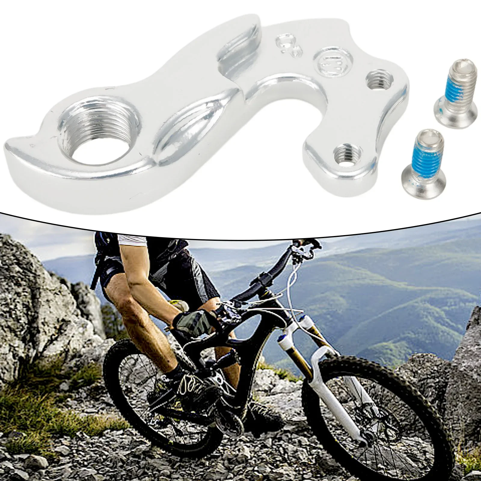 Heck haken Umwerfer Kleiderbügel Fahrrad zubehör Fahrrad rahmen Extender Ersatz Stahl Heck haken für Merida Hot Sale – Detail 7