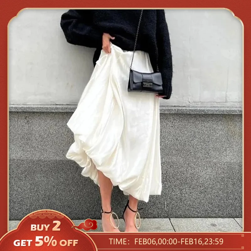 Suéter de punto sólido para mujer, Tops de punto grueso de manga larga, cuello redondo, suelto, elegante y cálido, combina con todo, Otoño e Invierno