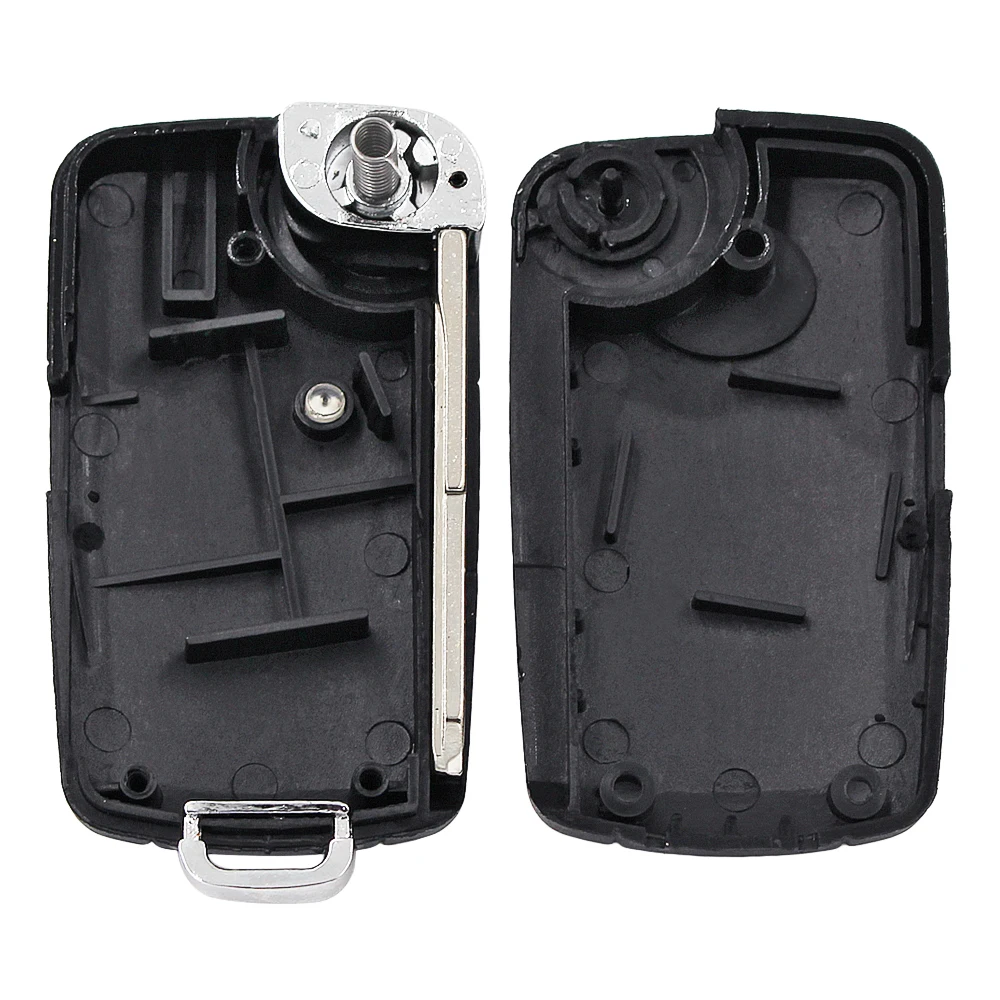 Key Case Flip Folding Remote Car Key Shell For Hyundai Getz Accent Kia Rio Picanto Carens with Left Blade 1 Button ecusells key case,fob cover,key cover,folding car key shell,car key shell