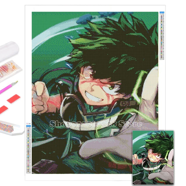 5D Diy Anime Diamond Painting Boku No Hero Academia Himiko Toga Diamond  Inlaid Diamond Mosaic Cross Stitch Kits Home Decoration - AliExpress