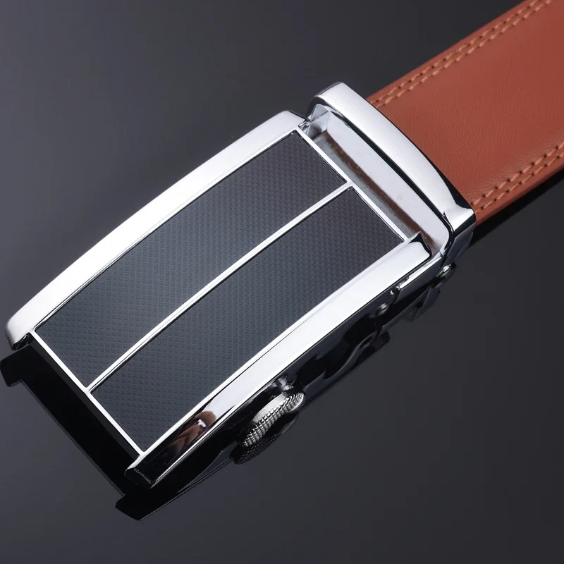 

Plyesxale Male Waist Belt Cow Genuine Leather Belts For Men Brand Men's Belt With Automatic Buckle Cinturones Para Hombre G60
