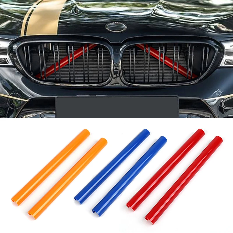 

2Pcs Front Grille Trim Strips For BMW F30 F31 F32 F33 F36 F20 F21 F22 F23 G20 G28 G29 Sport Styling Decoration Car Accessories