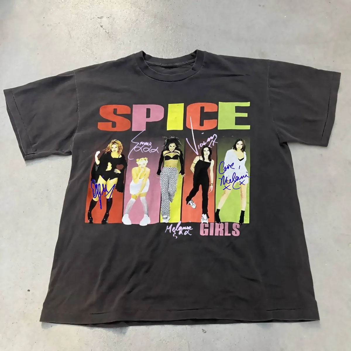 

Spice Girls Girls Band signatures Unisex T-Shirt Full Size CS0122
