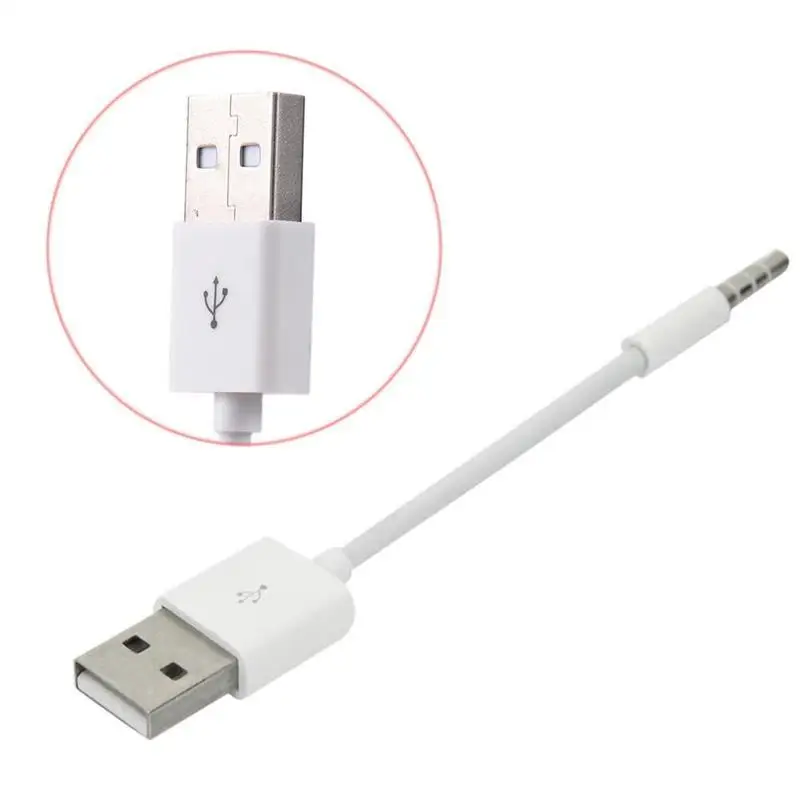 1/3/5/10PCS 충전기 데이터 USB 3.5mm 동기화 오디오 케이블 아이팟 셔플 3세대 4세대 MP3 플레이어 7세대 6세대 5세대 1세대 액세서리