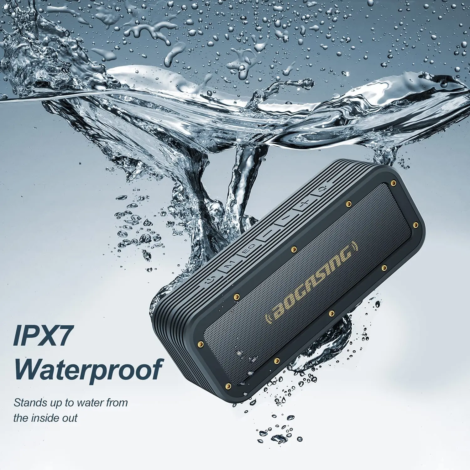 2個売】BOGASING M4 ワイヤレスポータブルBluetooth IPX7 BOGASING M4 Bluetooth Speaker with 40W HD Surround Stereo
