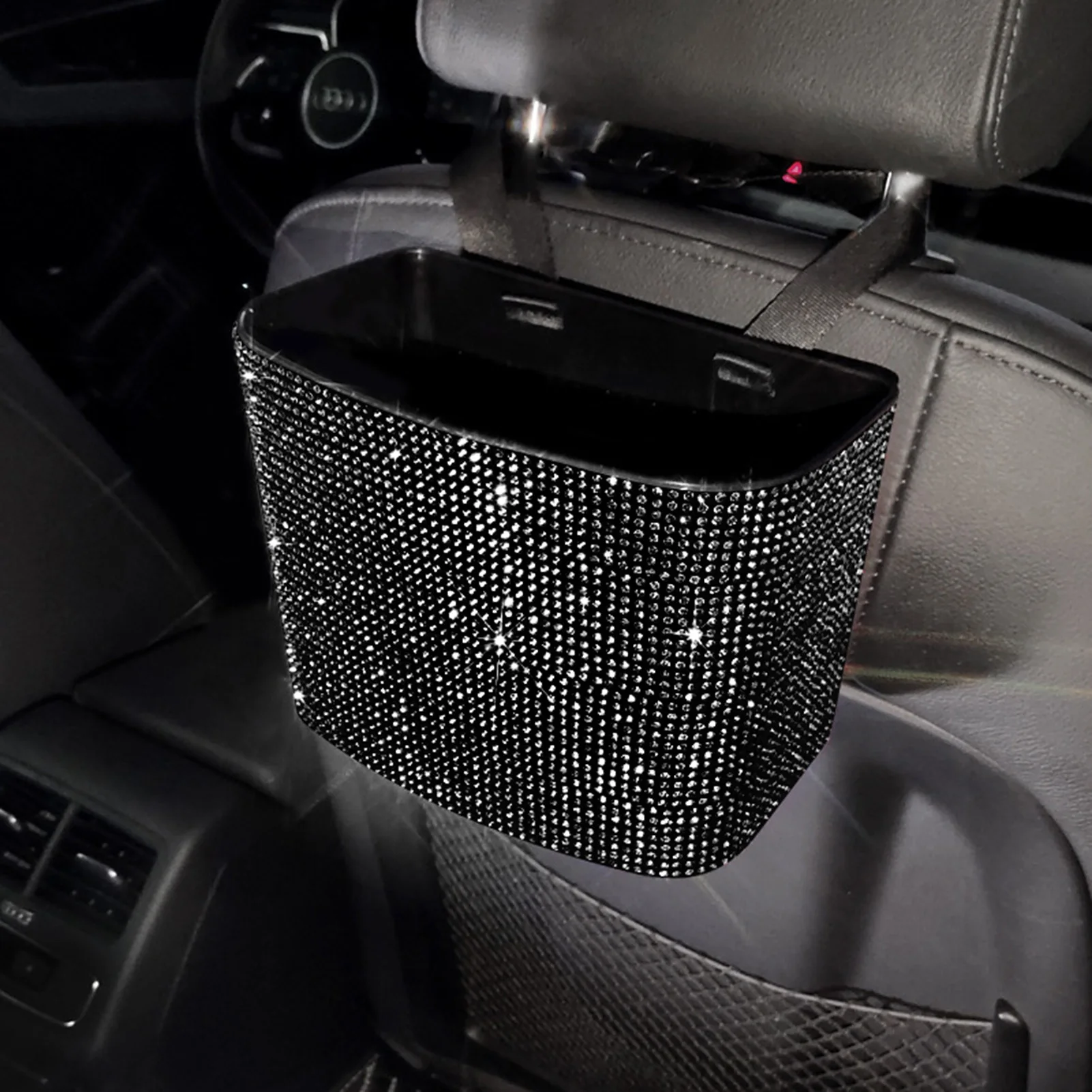 Car Net Pocket Handbag Holder Multi-functional Large Seat Back Travel Caddy Bag Suitable for Storing Various Things 2