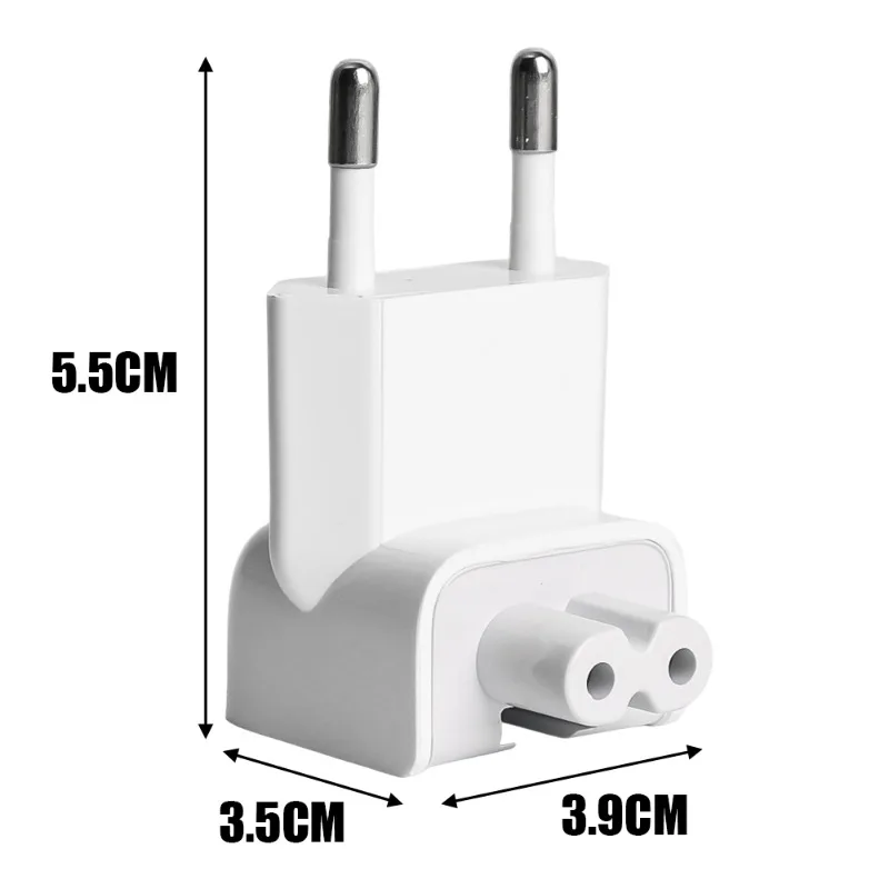 1-5Pcs EU AC 전원 플러그 어댑터 여행용 벽면 콘센트 변환기 iPad 10W/12W 어댑터용 MacBook MagSafe 45/60/85W용 덕 헤드