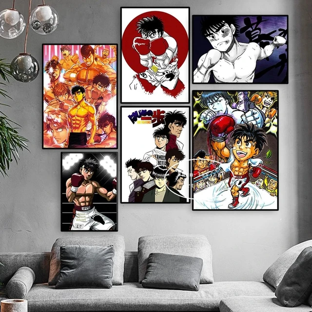 Hajime No Ippo Makunouchi Anime Canvas Manga Print Boxing 