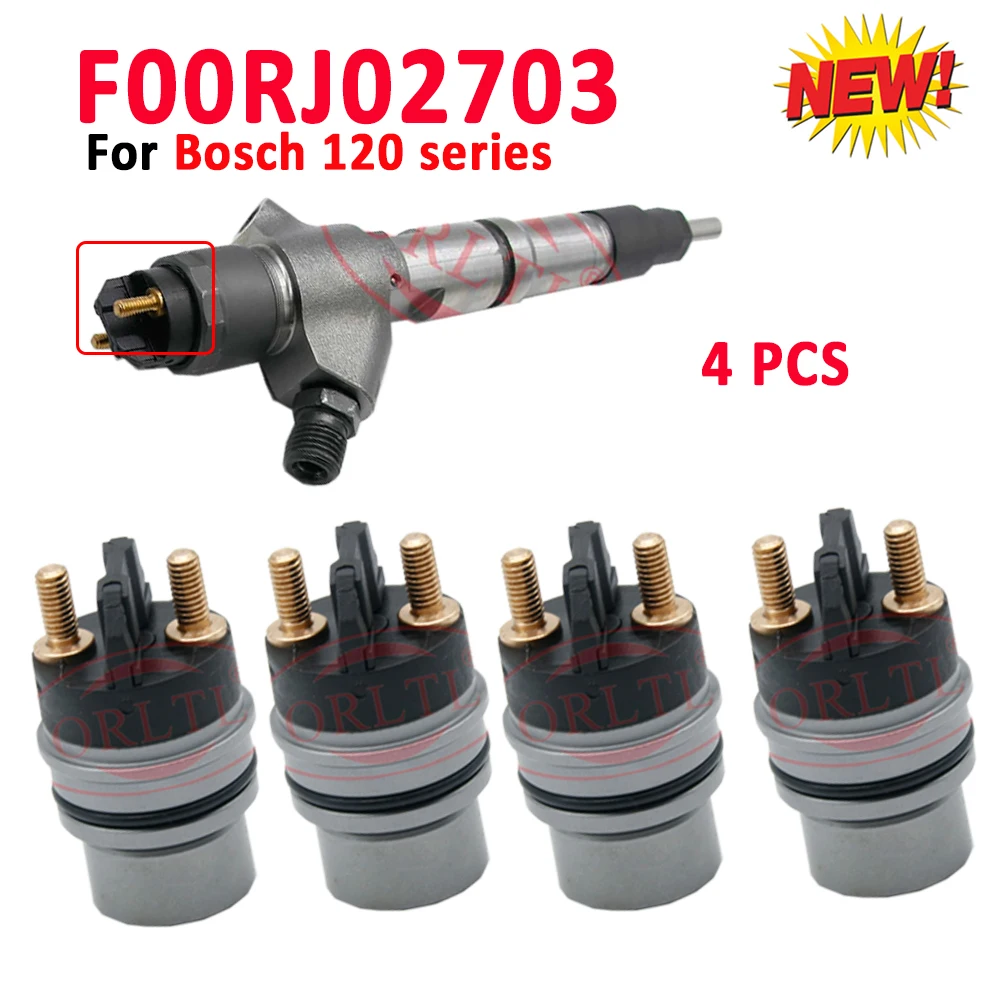 

4 Pieces F00RJ02703 Fuel Injector Solenoid Valve F 00R J02 703 Diesel valve F00R J02 703 For 0445120078 0445120081 0445120083