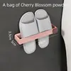 Bathroom Slipper Shelf No Punching Wall Mounted One Piece Shoe Rack Space Saving Shelf Bathroom Hanging 3