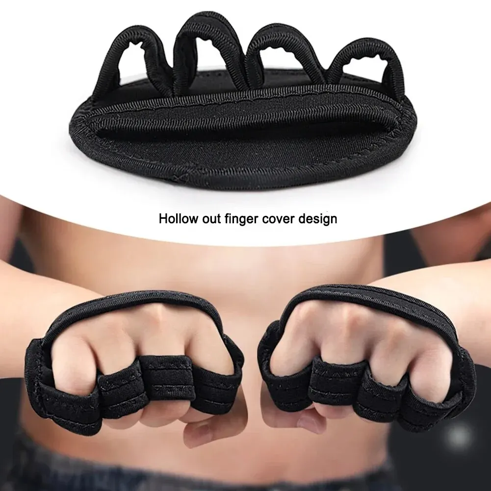 Weightlifting Gloves Powerlifting Gym Breathable Horizontal Bar Booster Leather Palm Guard For Men Women