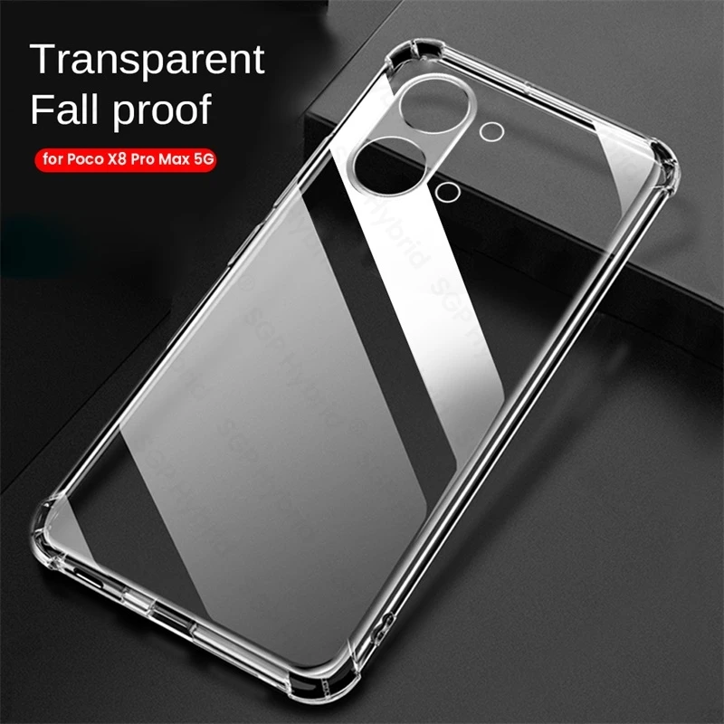 Clear TPU Shockproof Camera Protective Case