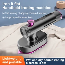 Household Portable Steam Iron for Clothes Ironing Garment Steamer 110-240V Rotatable Small Travel Iron Steam Machine Mini-Iron