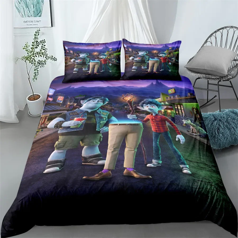 

3PCS Single-sided Printed Quilt Cover 3D Pikmin Bugs Pattern Bedding Set for friend lover Comfortable Bedspreads Duvet CoverSet
