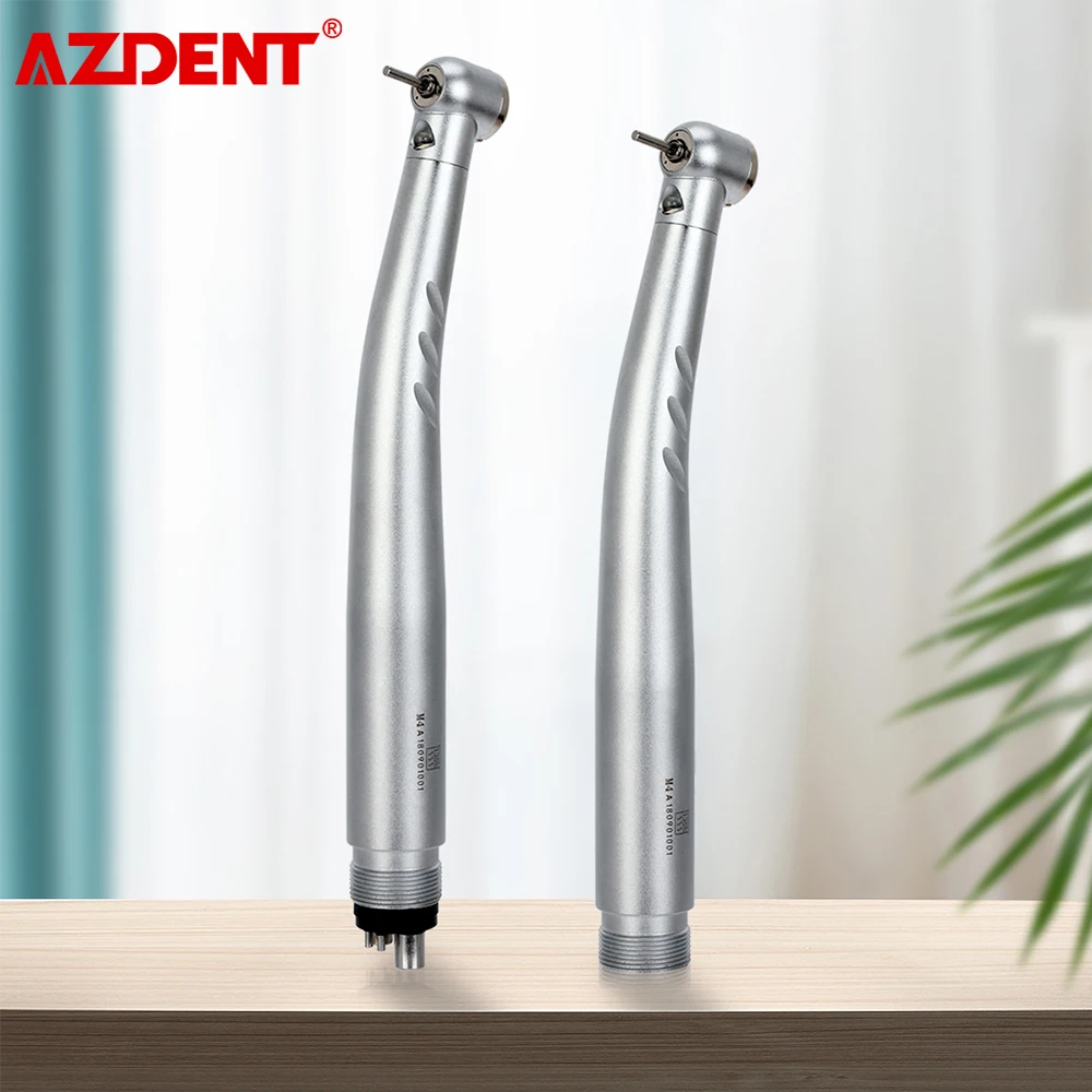 

Dental LED High Speed Handpiece E-generator Integrated Standard Head Push Button Triple Water Spray 2/4 Hole Dental Handpiece