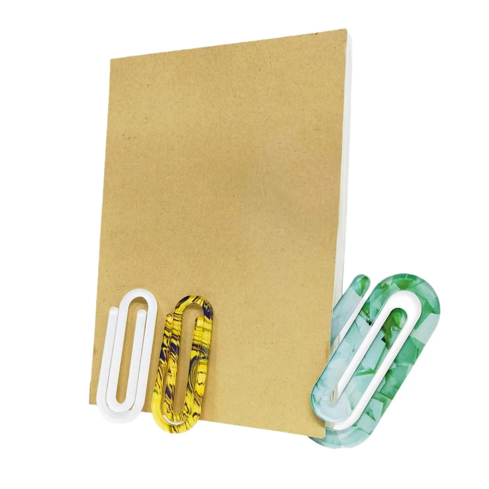 Sublimation Giant Paperclip Blank Jumbo Paper Clips Acrylic Bookmark Clip - View #3