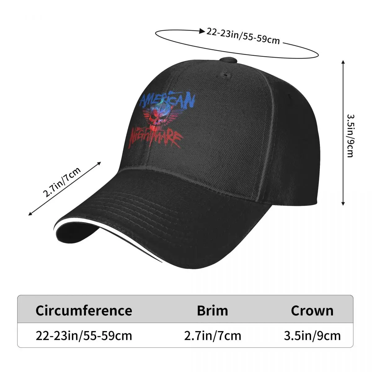 2024 New Baseball Caps American Nightmare Cody Rhodes Merchandise For Unisex In The Ring Trucker Hat Casual Headwear Adjustable