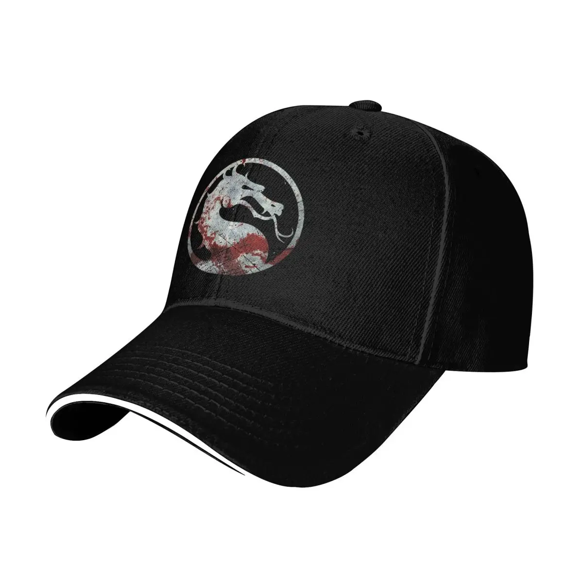 Gorras de béisbol Mortal Kombat juego Vintage plata Casquette deporte mujer hombre gorras de verano