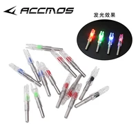 6/12pcs Archery ID 6.2 mm Lighted Arrow Nock LED Arrow Tail Accessory for Shooting Hunting 2