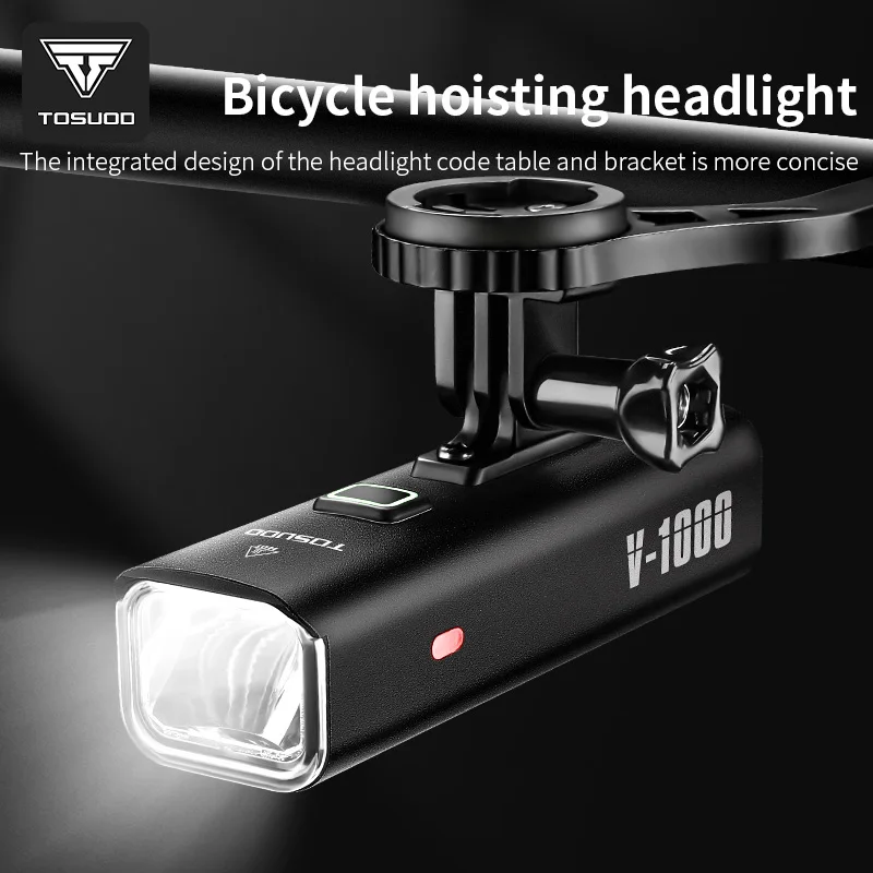 TOSUOD RH-0008 Bicycle Light 1500LM LED Front Headlight Quick Release